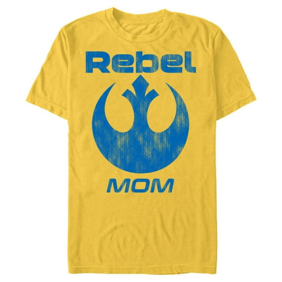 Star Wars Rebel Alliance Matching Family MOM - Short Sleeve Blended T-Shirt for Adults - Customized-Yellow