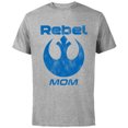 thumbnail image 1 of Star Wars Rebel Alliance Matching Family MOM - Short Sleeve Cotton T-Shirt for Adults - Customized-Athletic Heather, 1 of 5