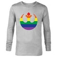 thumbnail image 1 of Star Wars Rebel Alliance Rainbow - Long Sleeve T-Shirt for Men - Customized-Athletic Heather, 1 of 5