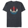 thumbnail image 1 of Star Wars Rebel Alliance Rebellions are Built on Hope USA - Short Sleeve Blended T-Shirt for Adults - Customized-Navy Heather, 1 of 5