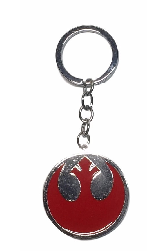Star Wars Rebel Alliance Red Enamel Metal Keychain Keyring