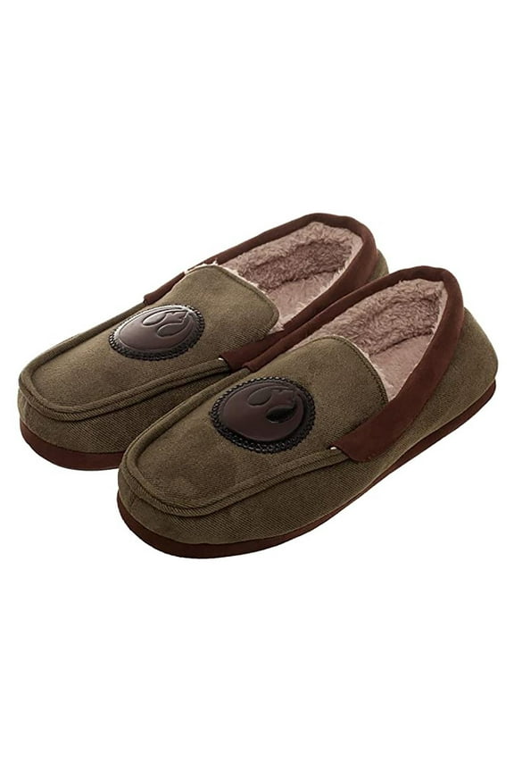 Star Wars Rebel Alliance Slip On Cozy Moccasins Slippers - Adult Size Medium