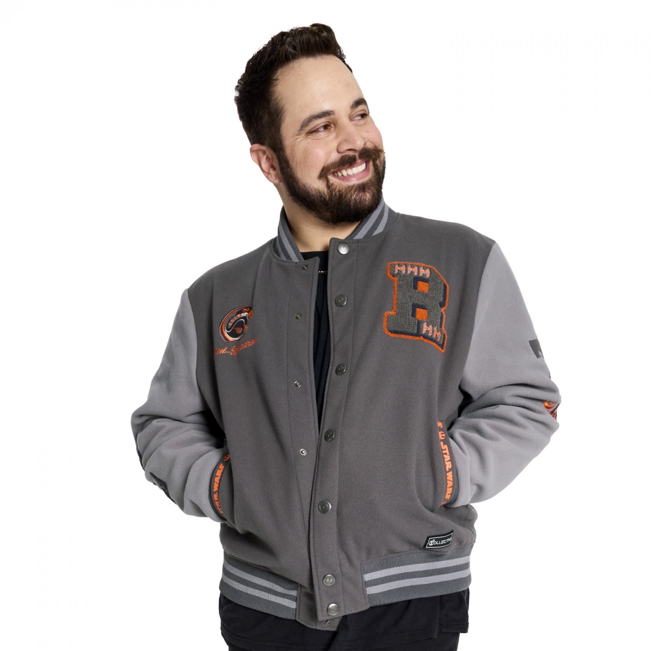 Star Wars 869104-3xlarge Men Rebel Alliance Varsity Jacket by