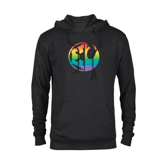 Star Wars Rebel Alliance and Galactic Empire Pride - Pullover Hoodie for Adults - Customized-Black