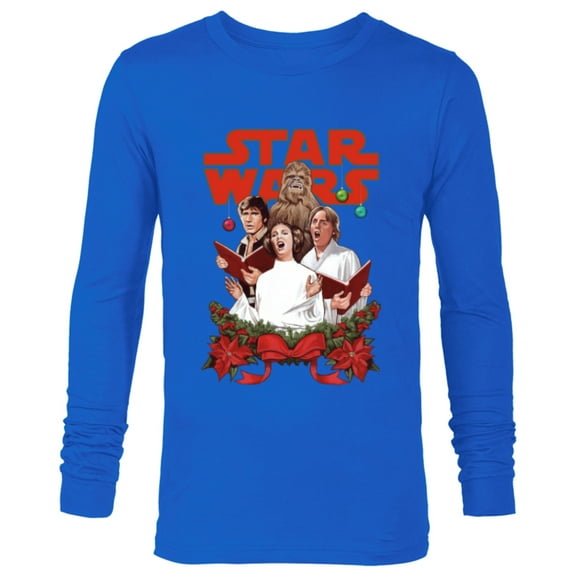 Star Wars Rebel Choir Funny Holiday - Long Sleeve T-Shirt for Men -Customized-Royal