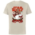 thumbnail image 1 of Star Wars Rebel Choir Funny Holiday - Short Sleeve Cotton T-Shirt for Adults -Customized-Natural, 1 of 5