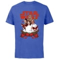 thumbnail image 1 of Star Wars Rebel Choir Funny Holiday - Short Sleeve Cotton T-Shirt for Adults -Customized-Royal Heather, 1 of 5
