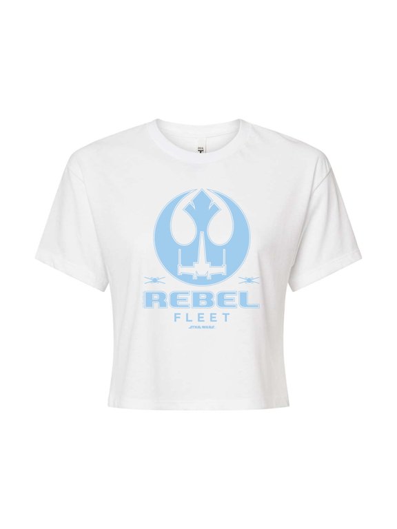 - Rebel Fleet Flight Patch Women's Cropped Graphic T-Shirt