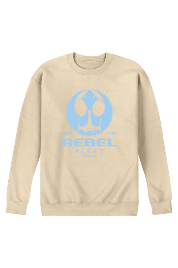 - Rebel Fleet Flight Patch - Men's Crew Fleece Sweatshirt