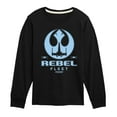 thumbnail image 1 of Star Wars - Rebel Fleet Flight Patch - Toddler And Youth Long Sleeve Tee, 1 of 4