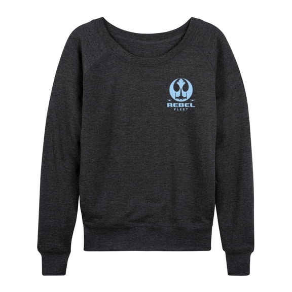 Star Wars - Rebel Fleet Flight Patch - Women's French Terry Long Sleeve Pullover