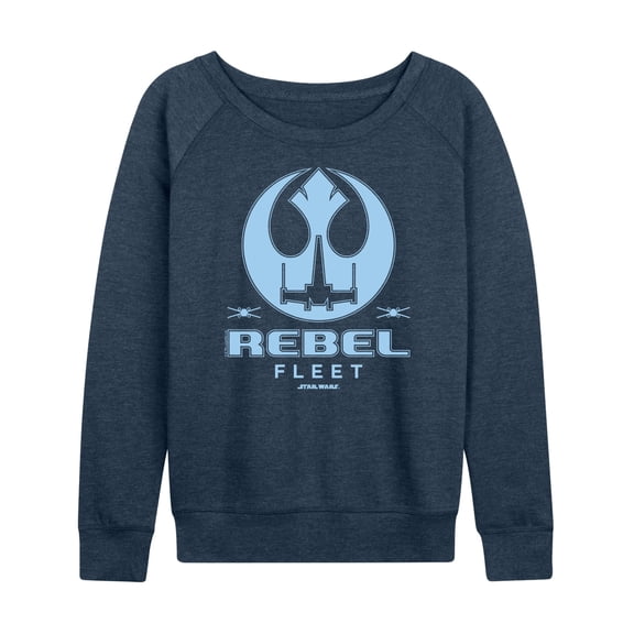 Star Wars - Rebel Fleet Flight Patch - Women's French Terry Pullover Sweatshirt