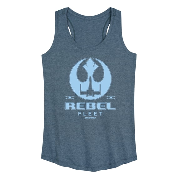 Star Wars - Rebel Fleet Flight Patch - Women's Racerback Graphic Tank