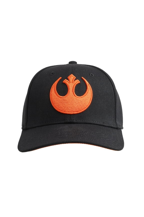 Star Wars Rebel Alliance Logo Black Flex Fit Hat