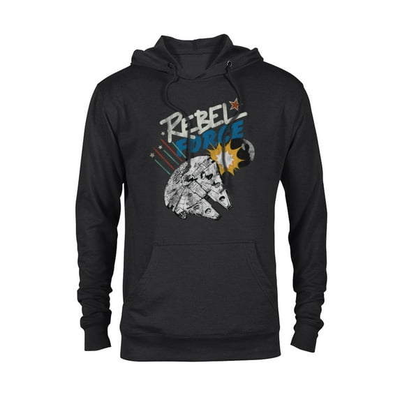 Star Wars Rebel Force Stars and Stripes July 4th - Pullover Hoodie for Adults - Customized-Black