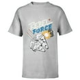 thumbnail image 1 of Star Wars Rebel Force Stars and Stripes July 4th - Short Sleeve T-Shirt for Kids - Customized-Athletic Heather, 1 of 5