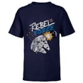 thumbnail image 1 of Star Wars Rebel Force Stars and Stripes July 4th - Short Sleeve T-Shirt for Kids - Customized-Navy, 1 of 5