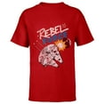 thumbnail image 1 of Star Wars Rebel Force Stars and Stripes July 4th - Short Sleeve T-Shirt for Kids - Customized-Red, 1 of 5