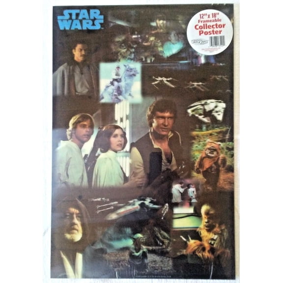 Star Wars Rebel Forces Classic Montage 12 inch by 18 inches 3D Poster