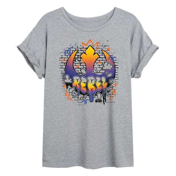 Star Wars - Rebel Graffiti - Women's Oversized Tee