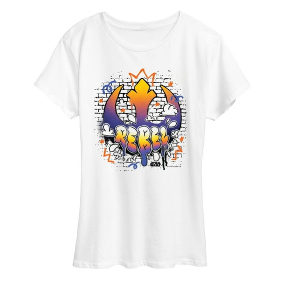 Star Wars - Rebel Graffiti - Women's Short Sleeve Classic Fit Tee