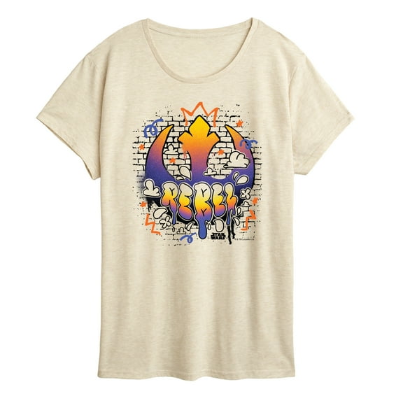 Star Wars - Rebel Graffiti - Women's Short Sleeve Classic Fit Tee