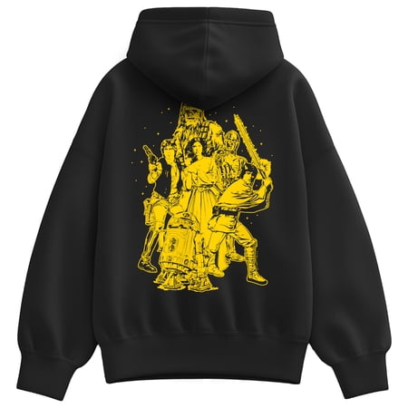 Star Wars - Rebel Group Women's Oversized Fleece Hoodie Sweatshirt