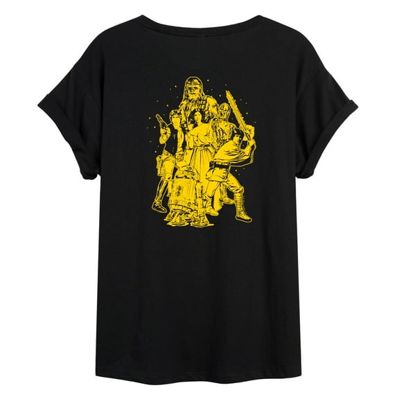 Star Wars - Rebel Group - Women's Oversized Tee