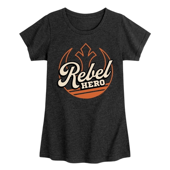 Star Wars - Rebel Hero - Youth Girls Fitted Short Sleeve T-Shirt