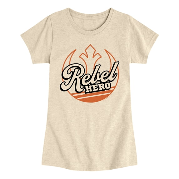 Star Wars - Rebel Hero - Youth Girls Fitted Short Sleeve T-Shirt