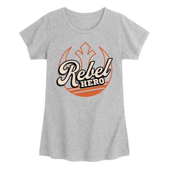 Star Wars - Rebel Hero - Youth Girls Fitted Short Sleeve T-Shirt