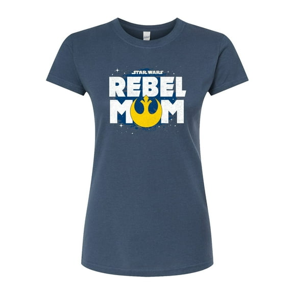 Star Wars - Rebel Mom - Juniors Fitted Tee