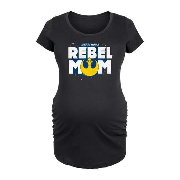 Star Wars - Rebel Mom - Maternity Scoop Neck Tee