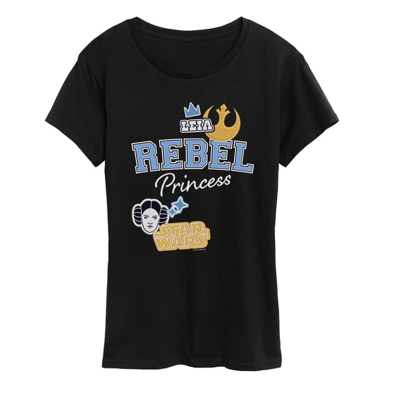 Star Wars - Rebel Princess Faux Patches Women's Short Sleeve Graphic T-Shirt