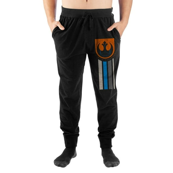 Star Wars Rebel Symbol Mens Black Joggers-Small