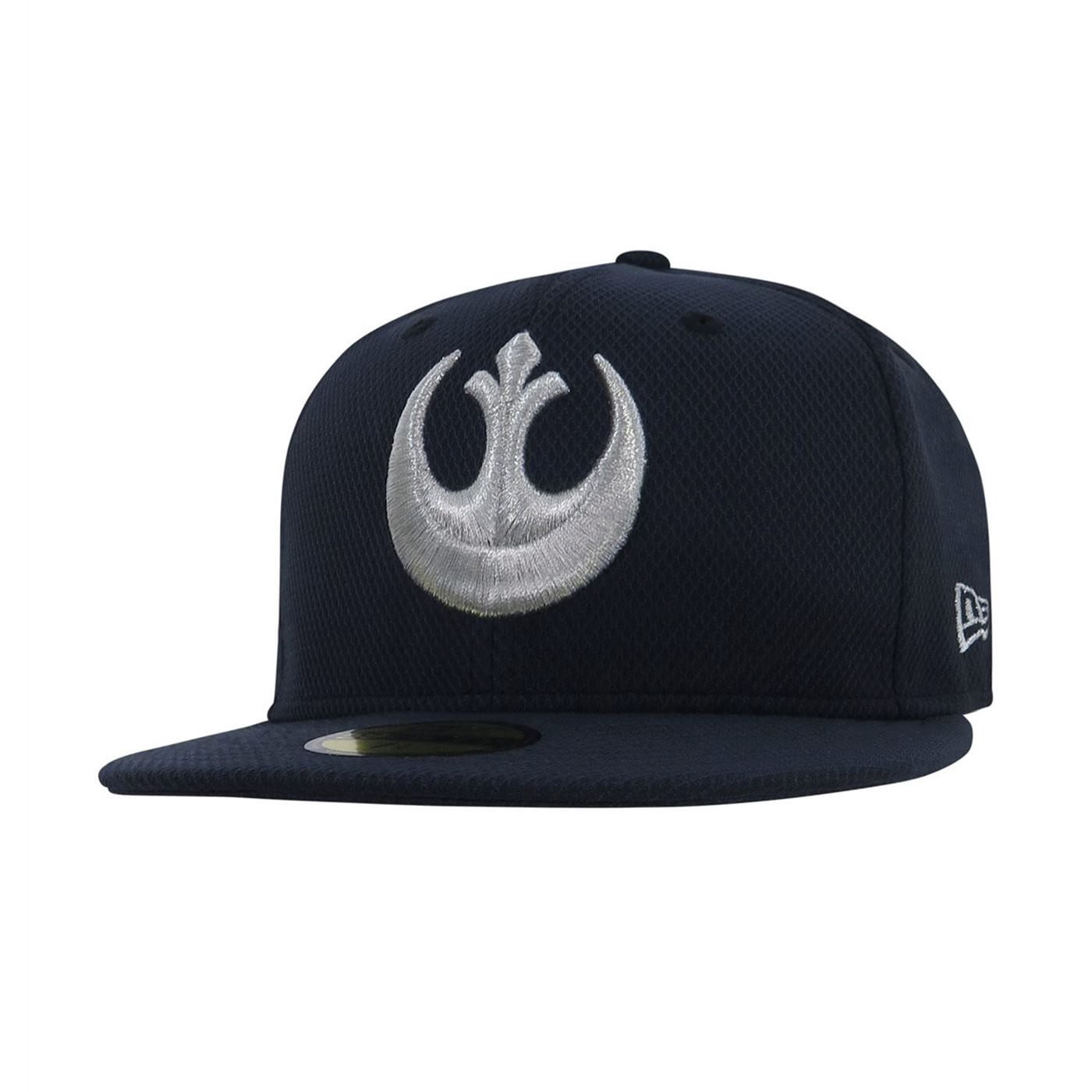Star Wars Rebel Flex Fit Hat Adjustable Cotton Blend Baseball Cap Rebel Flex Fitted Baseball Cap Black One Size Embroidered  main image 3