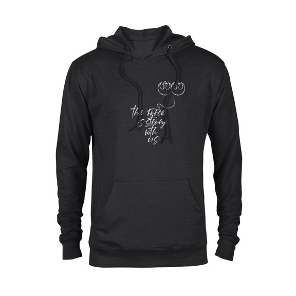 Star Wars Rebel Symbols The Force Valentine’s Wedding Love - Pullover Hoodie for Adults - Customized-Black