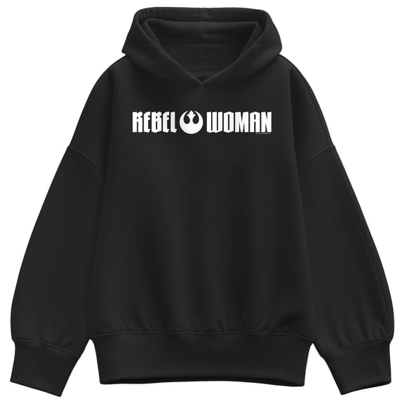 Star Wars - Rebel Woman - Women's Oversized Fleece Hoodie Sweatshirt