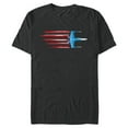 thumbnail image 1 of Star Wars Rebel X-wing Fighter Red White & Blue USA America - Short Sleeve Blended T-Shirt for Adults - Customized-Dark Heather, 1 of 5