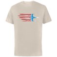 thumbnail image 1 of Star Wars Rebel X-wing Fighter Red White & Blue USA America - Short Sleeve Cotton T-Shirt for Adults - Customized-Natural, 1 of 5