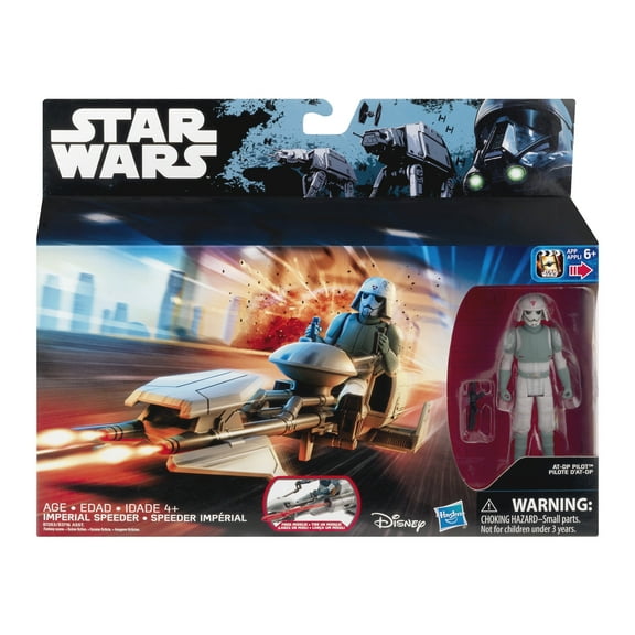Star Wars Rebels AT-DP Pilot and Imperial Speeder