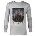 thumbnail image 1 of Star Wars Rebels Ahsoka Tano Portrait - Long Sleeve T-Shirt for Men - Customized-Athletic Heather, 1 of 5