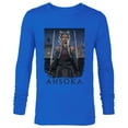 thumbnail image 1 of Star Wars Rebels Ahsoka Tano Portrait - Long Sleeve T-Shirt for Men - Customized-Navy, 1 of 5