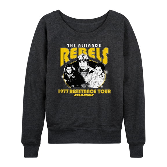 Star Wars - Rebels Rock Tee - Women's French Terry Long Sleeve Pullover