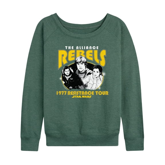 Star Wars - Rebels Rock Tee - Women's French Terry Long Sleeve Pullover