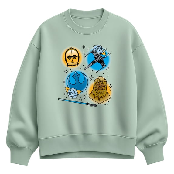 Star Wars - Rebels Tattoo - Women's Oversized Fleece Crew Sweatshirt