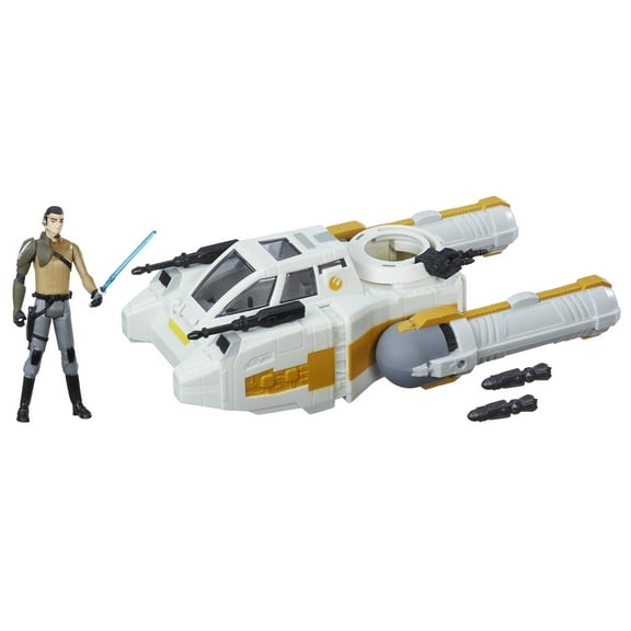 Star Wars Rebels Y-Wing Scout Bomber Kanan Jarrus Action Figure Set