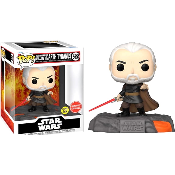 Star Wars Red Saber Series Volume 1: Darth Tyranus Funko Pop! Toy #522 NEW