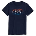 thumbnail image 1 of Star Wars - Red White Blue Paint Logo - Men's Short Sleeve Graphic T-Shirt, 1 of 4
