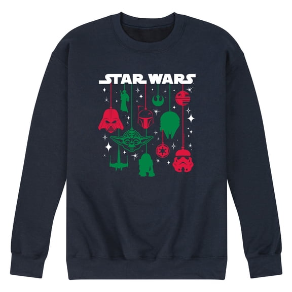 Star Wars - Red and Green Ornaments - Men's Crew Fleece Sweatshirt